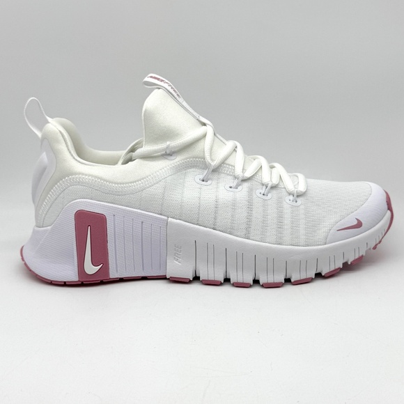 Nike Womens Free Metcon 6 White Pink Shoes Sz 9 New Sneaker FJ7126-106 - Picture 1 of 11